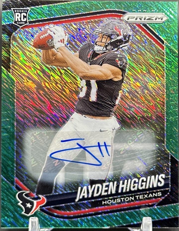 Jayden Higgins [Rookie Autograph Green Shimmer] #376