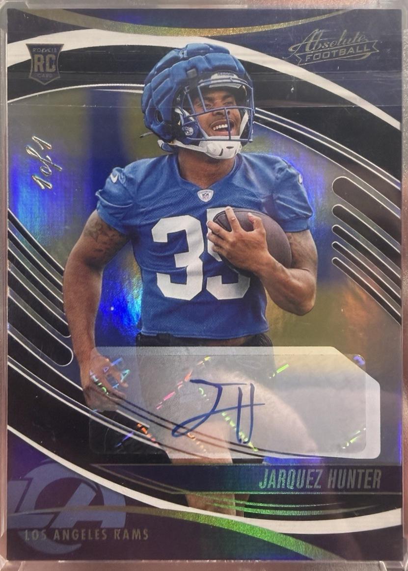 Jarquez Hunter [Signature Black Galaxy] #136