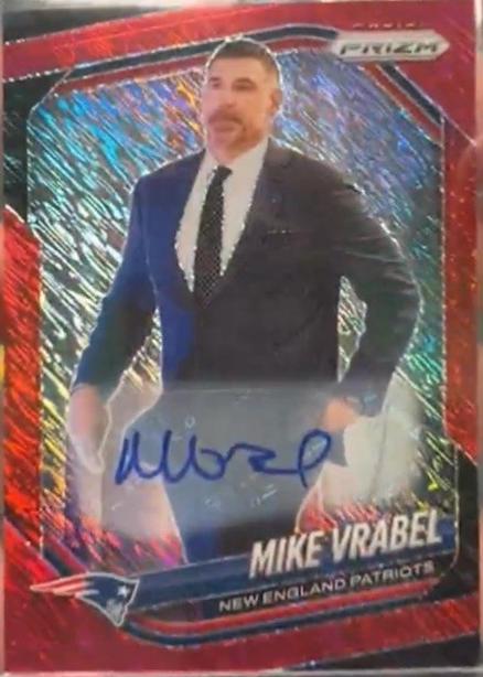 Mike Vrabel [Red Shimmer Autograph] #110
