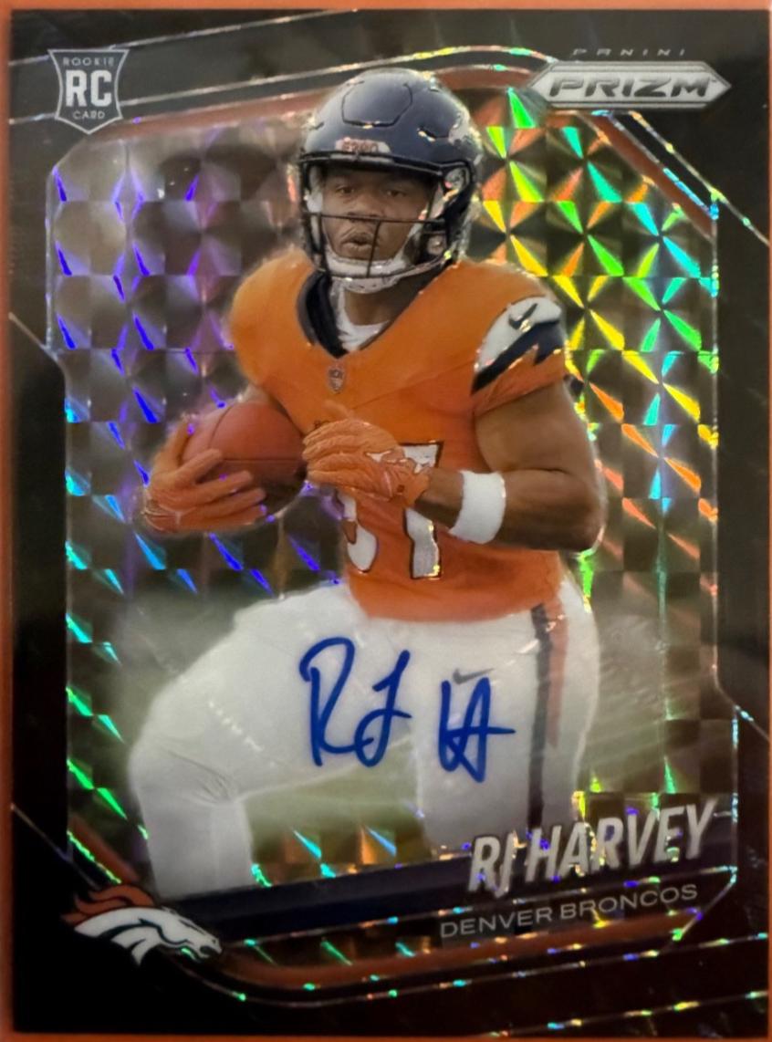 RJ Harvey [Rookie Autograph Black Finite] #303