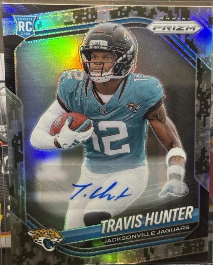 Travis Hunter [Rookie Autograph Camo] #301