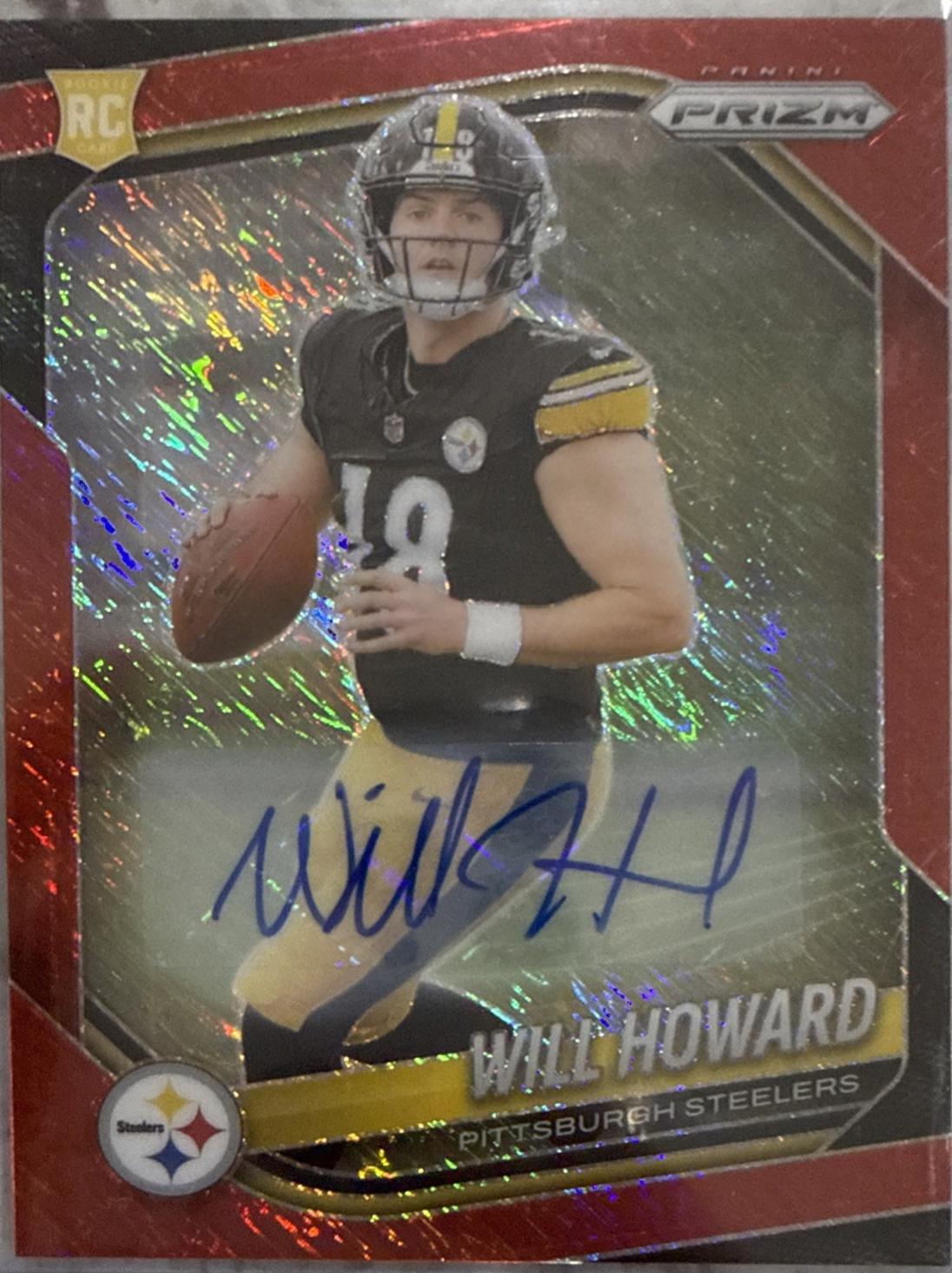 Will Howard [Rookie Autograph Red Shimmer] #367