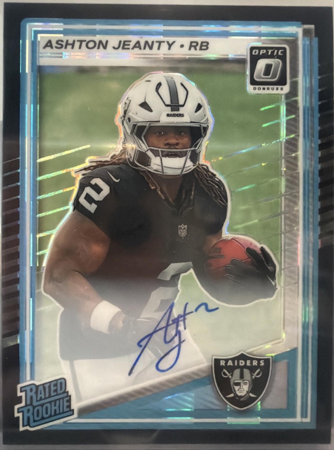 Ashton Jeanty [Black Pandora RPS Autograph] #202