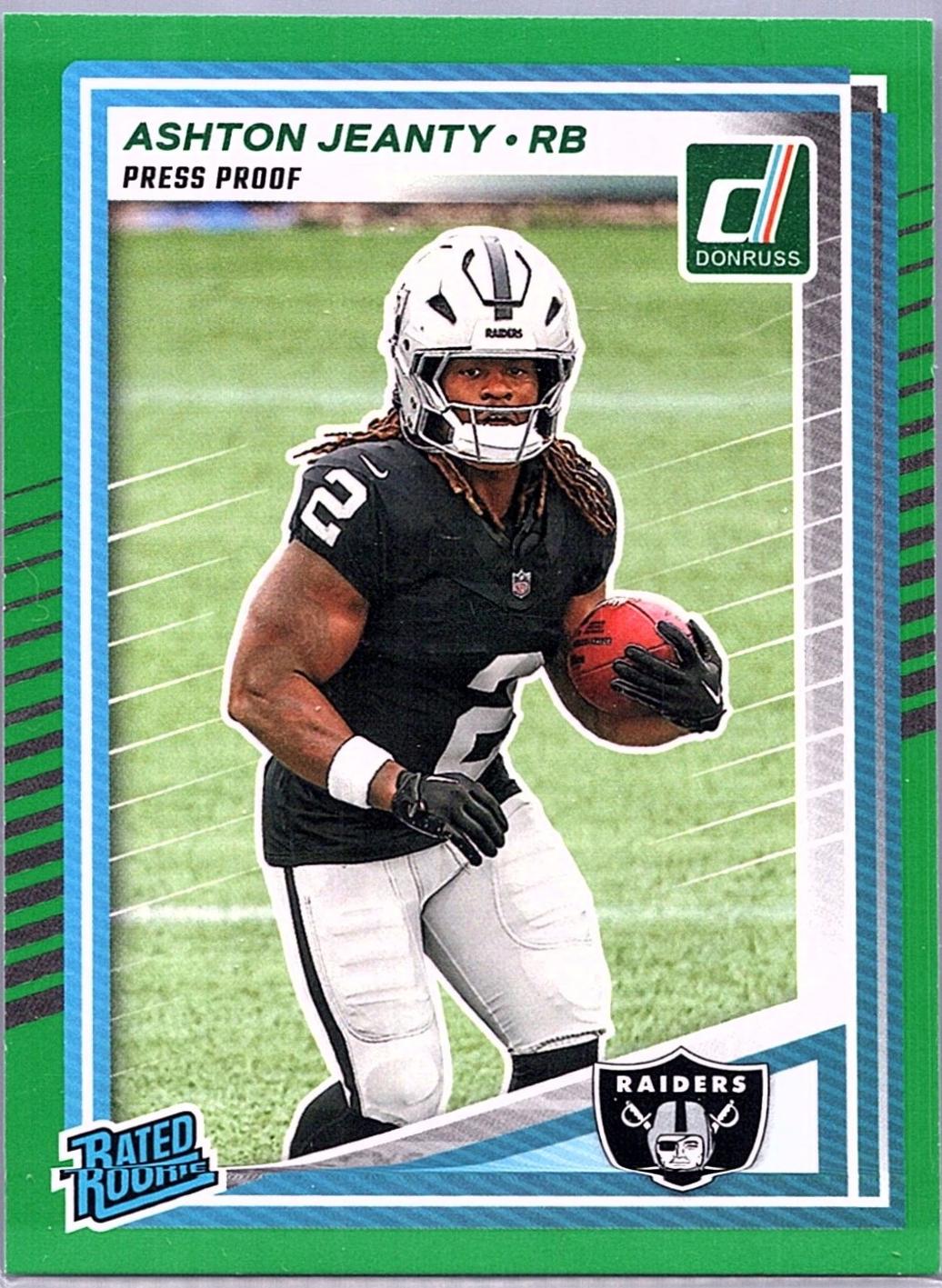 Ashton Jeanty [Green Velocity] #202