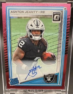 Ashton Jeanty [Pink Velocity RPS Autograph] #202