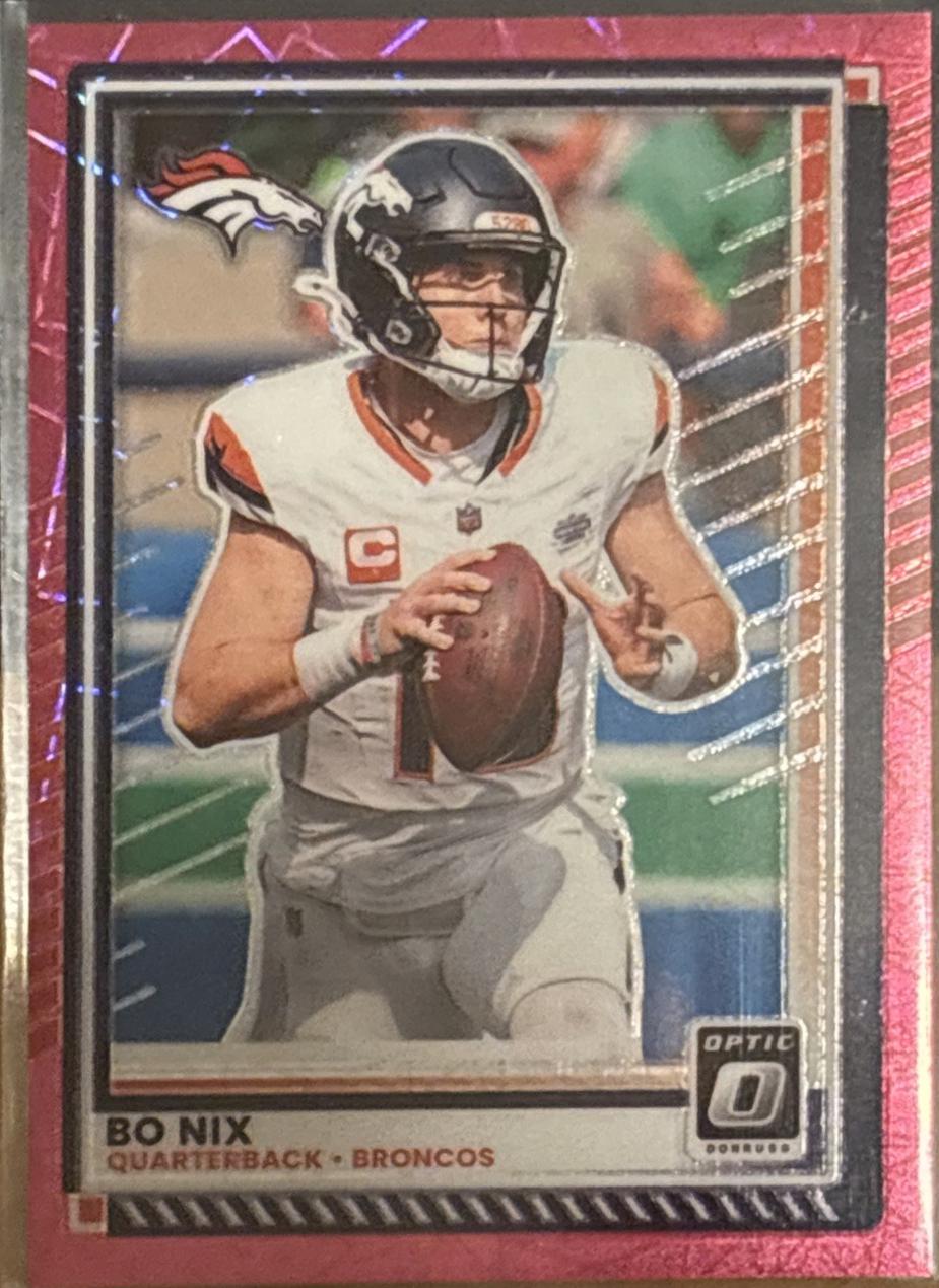 Bo Nix [Pink Velocity] #31