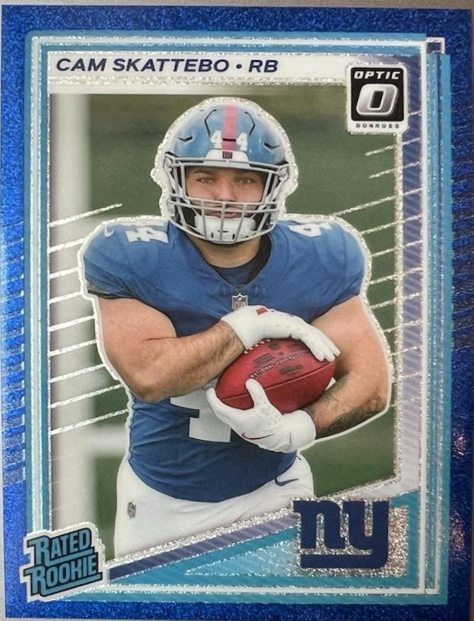 Cam Skattebo [Blue Glitter] #228