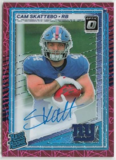 Cam Skattebo [Pink Velocity RPS Autograph] #228