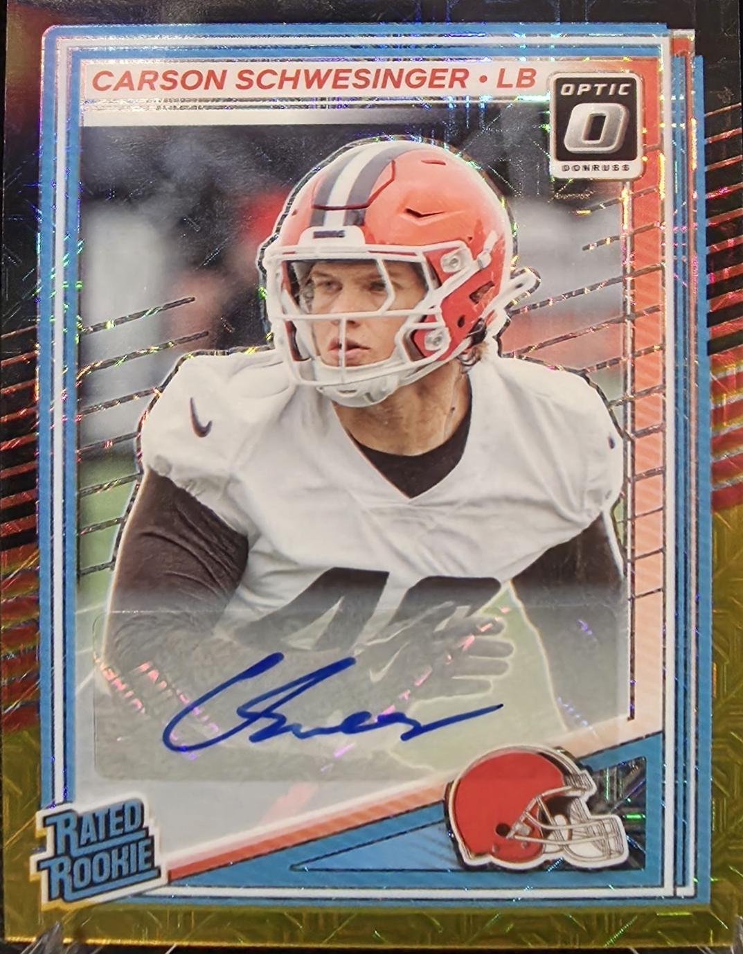 Carson Schwesinger [Black Gold Autograph] #217