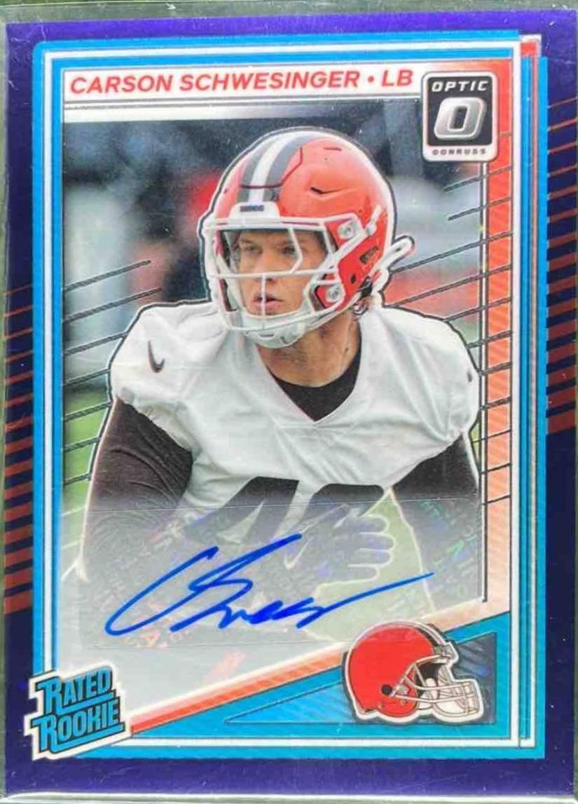 Carson Schwesinger [Purple Stars Autograph] #217