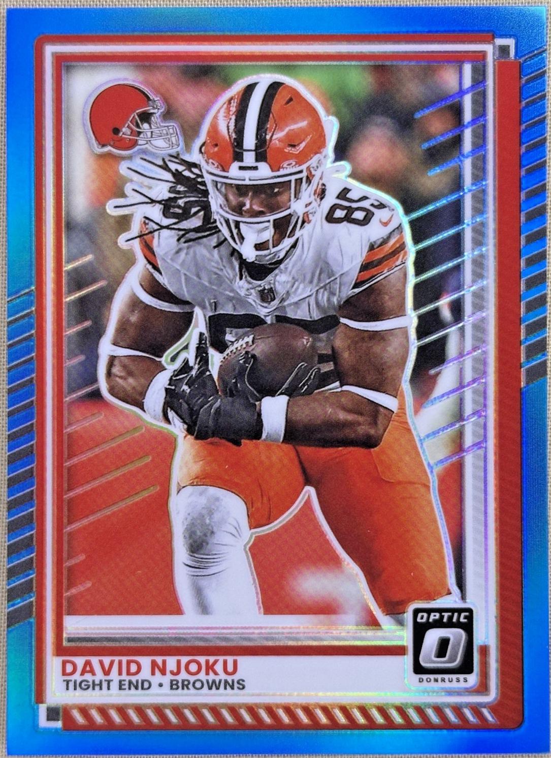 David Njoku [Neon Blue] #76