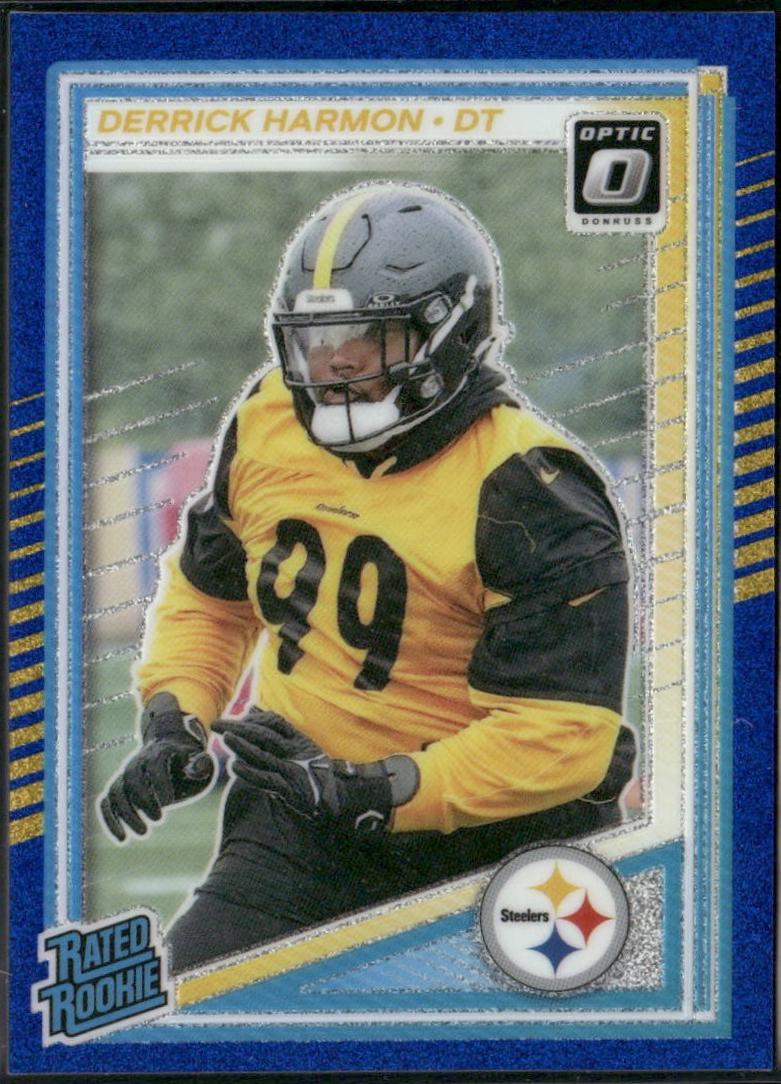 Derrick Harmon [Blue Glitter] #257