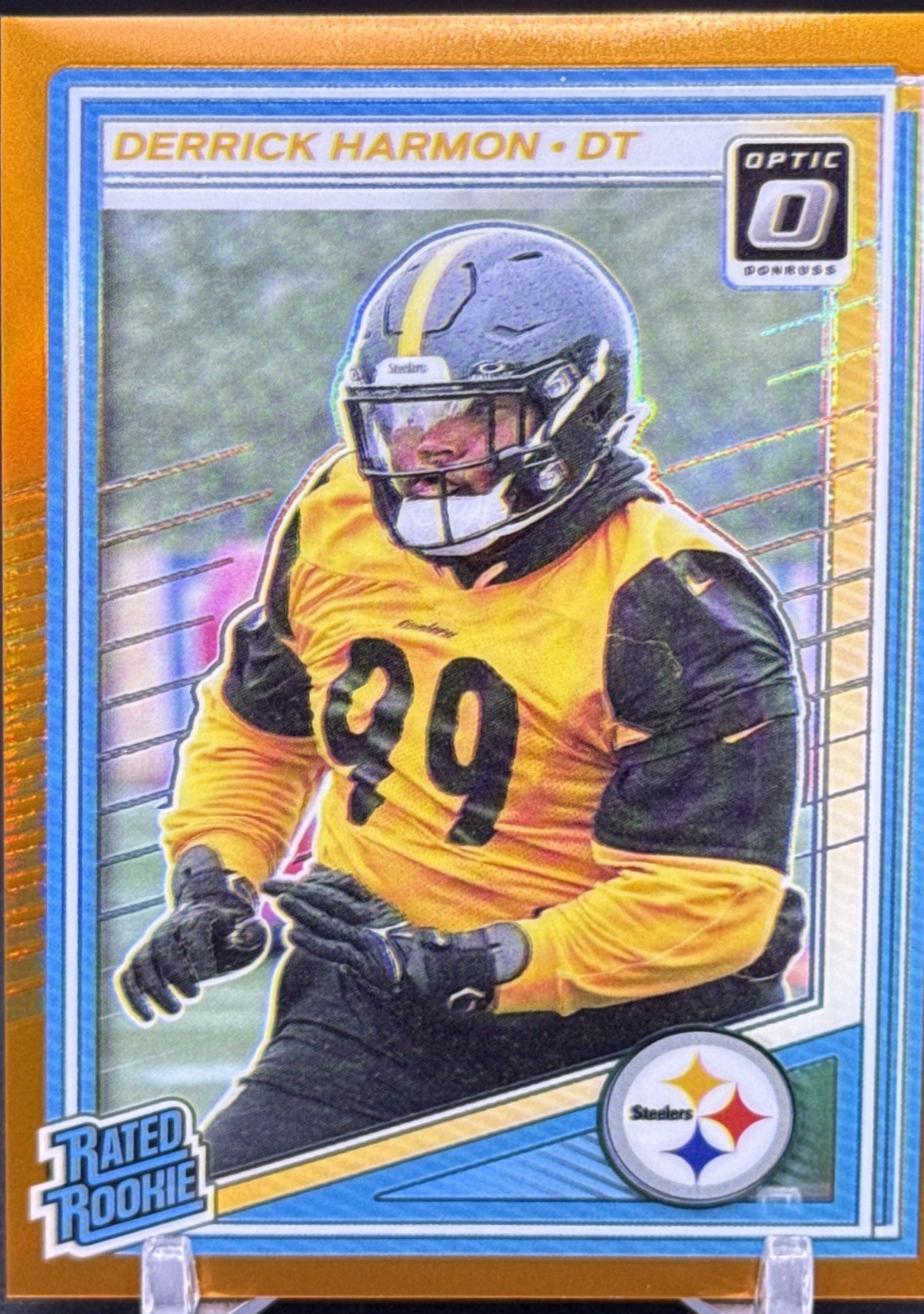 Derrick Harmon [Neon Blue Autograph] #257