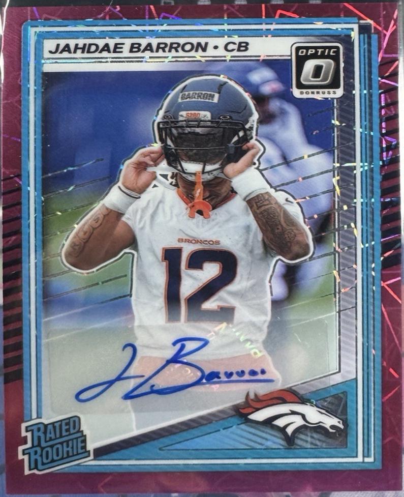 Jahdae Barron [Pink Velocity Autograph] #207