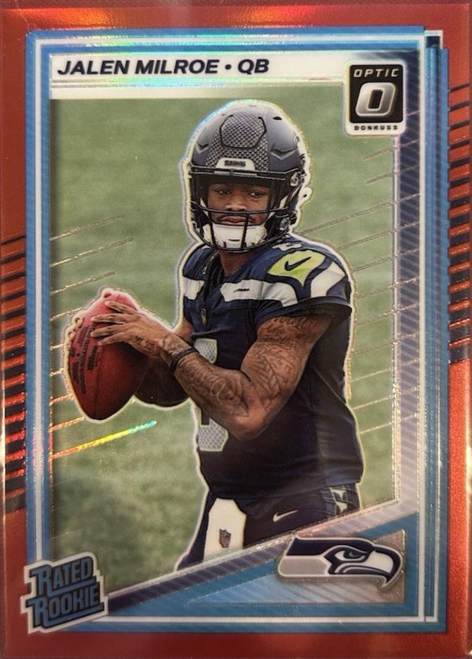 Jalen Milroe [Red RPS Autograph] #253