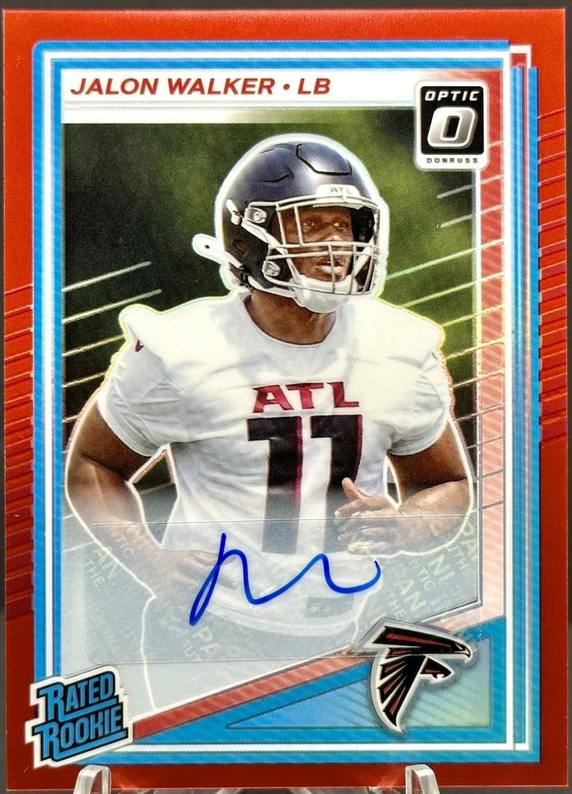 Jalon Walker [Red Autograph] #290