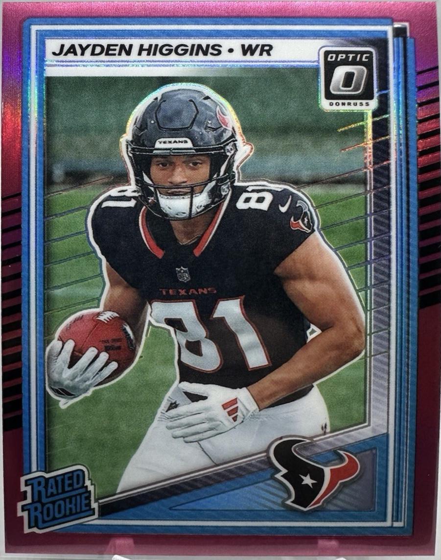 Jayden Higgins [Pink Velocity RPS Autograph] #225