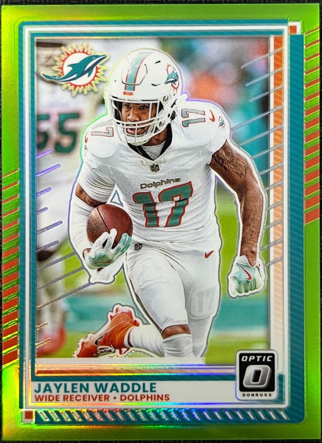 Jaylen Waddle [Lime Green] #160