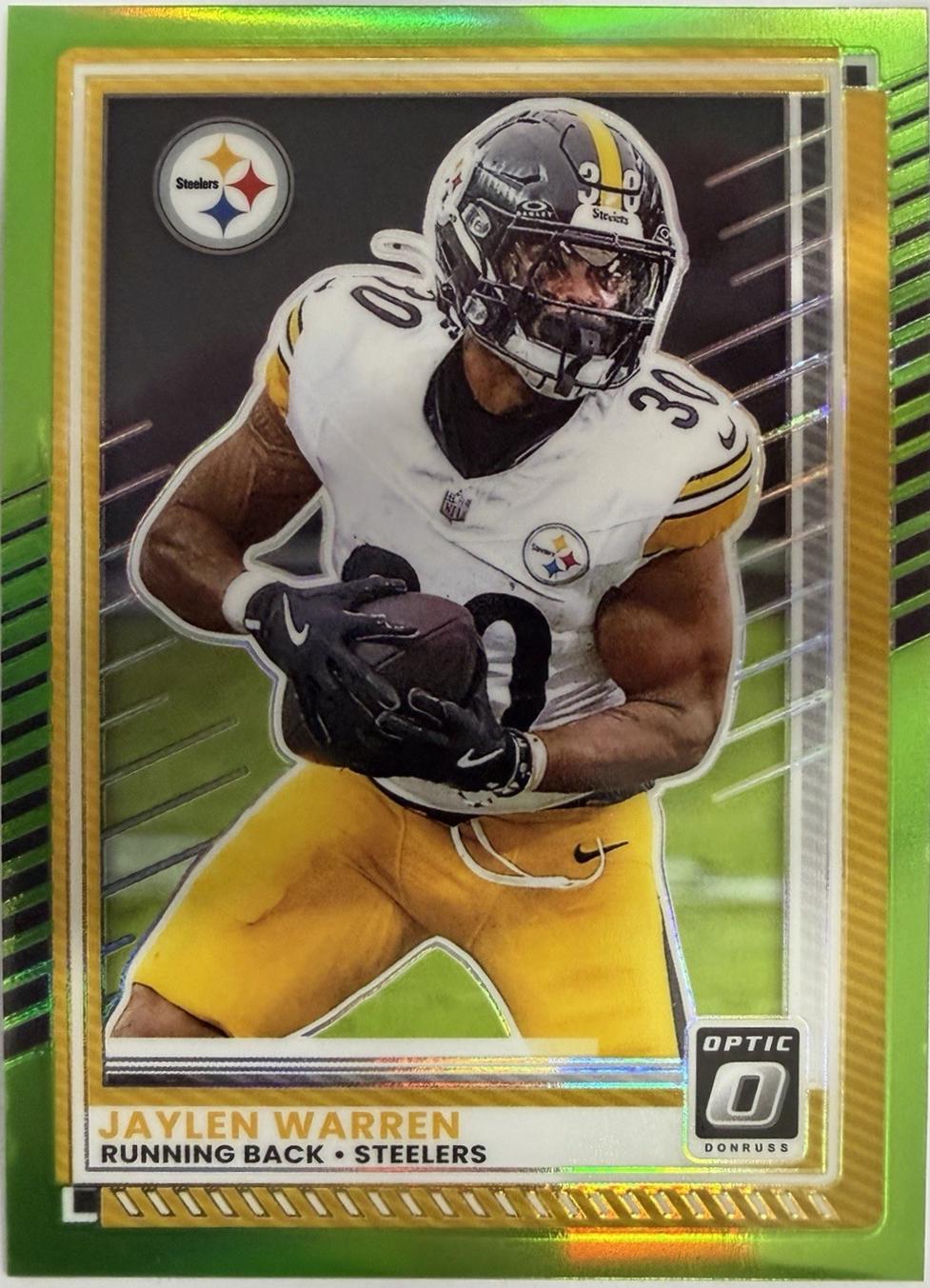 Jaylen Warren [Lime Green] #140