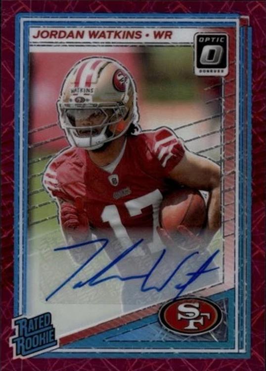 Jordan Watkins [Pink Velocity Autograph] #289