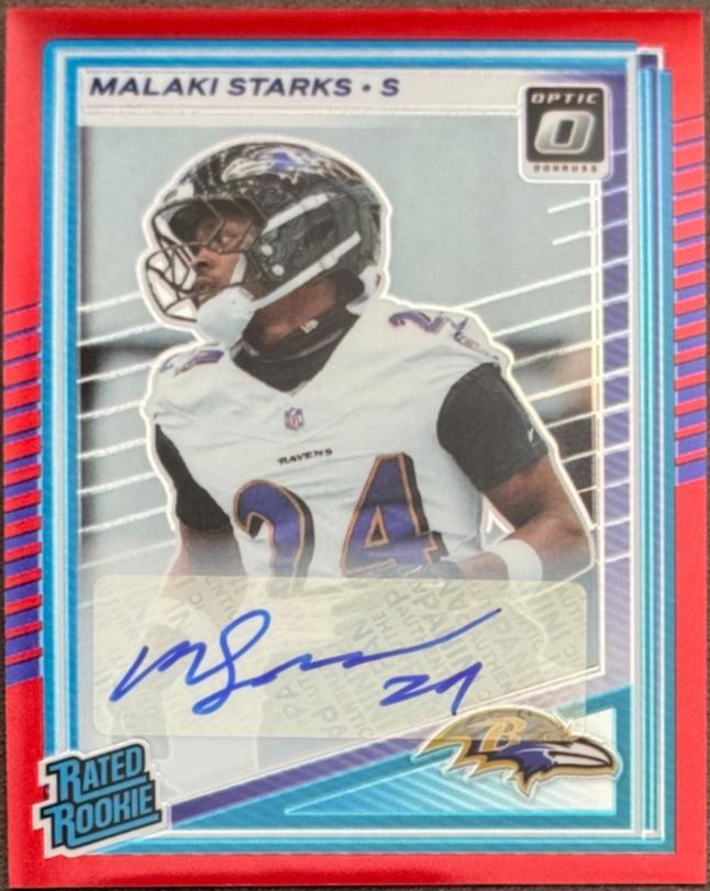 Malaki Starks [Red Autograph] #256