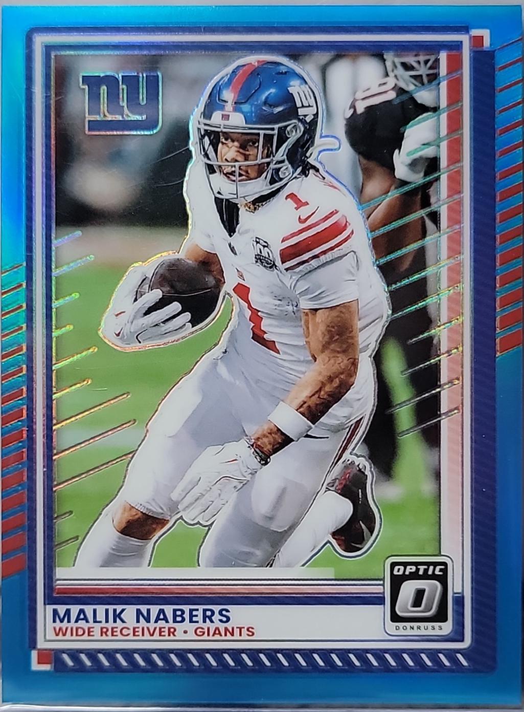 Malik Nabers [Aqua] #182