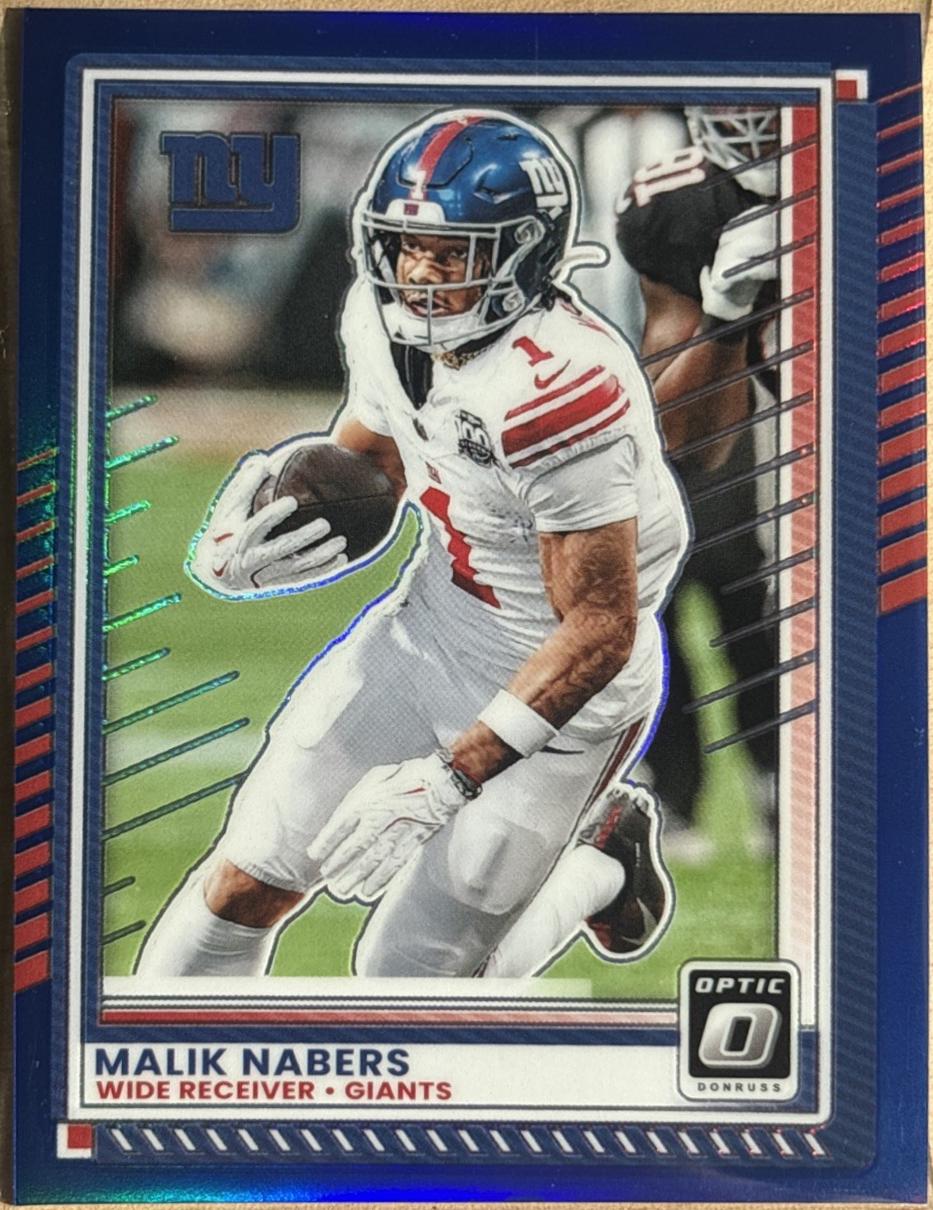 Malik Nabers [Blue] #182
