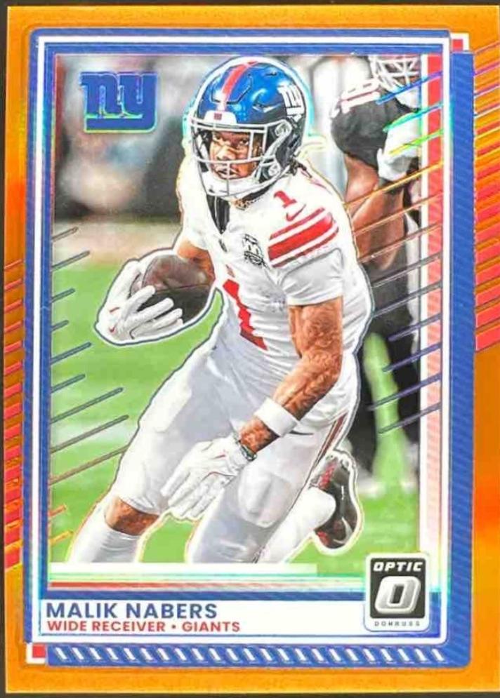 Malik Nabers [Orange] #182