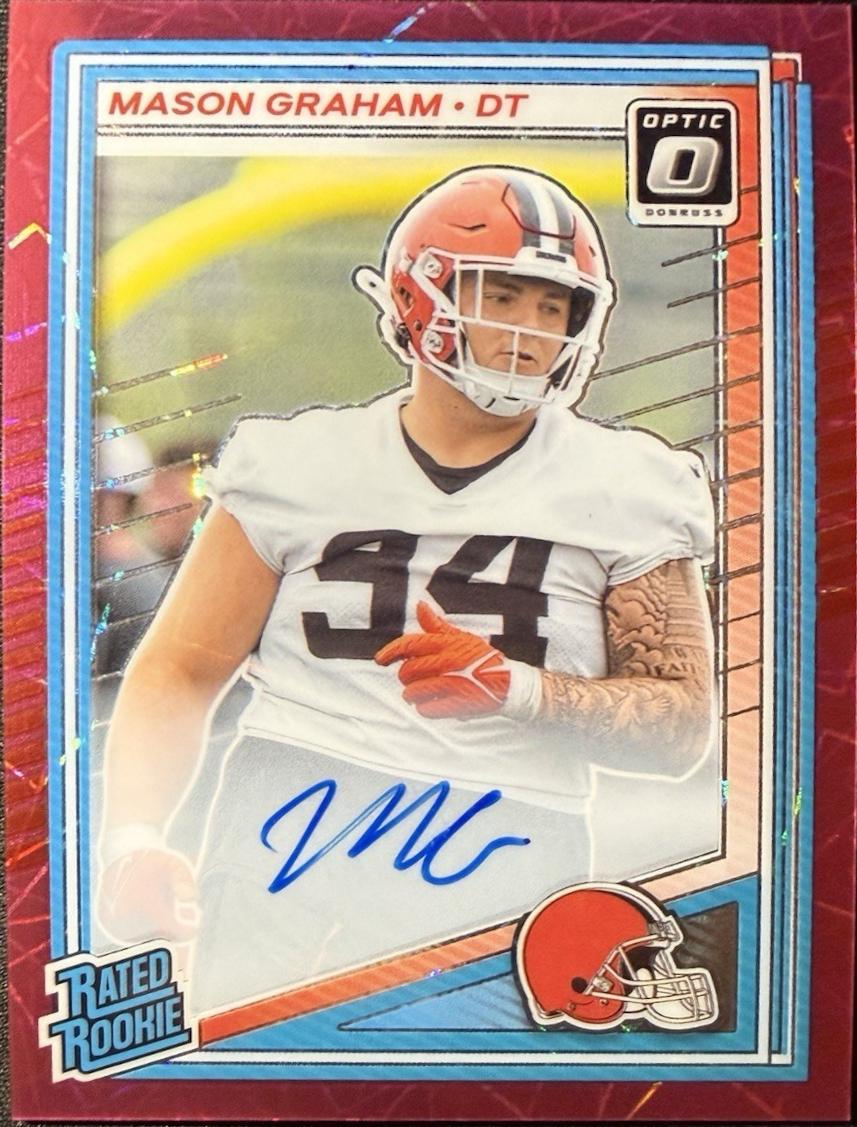 Mason Graham [Pink Velocity RPS Autograph] #206