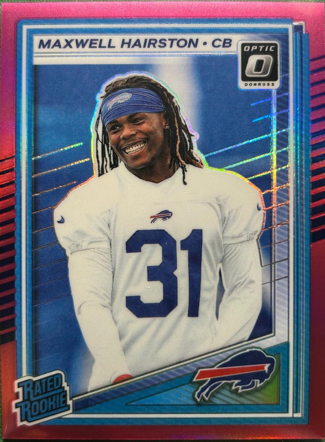Maxwell Hairston [Pink Velocity Autograph] #286