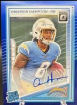 Omarion Hampton [Blue RPS Autograph] #212