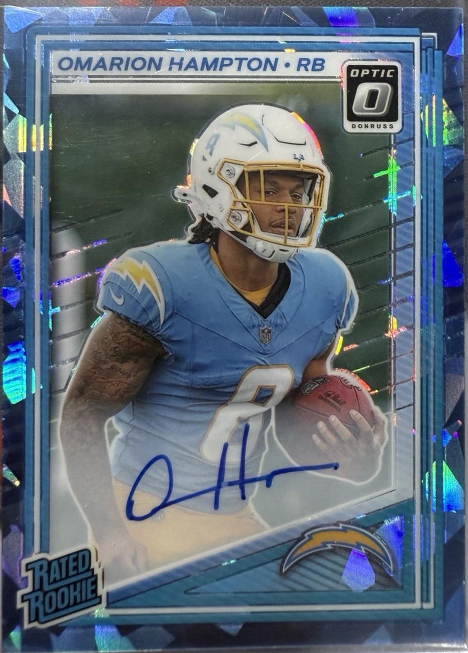 Omarion Hampton [Ice RPS Autograph] #212