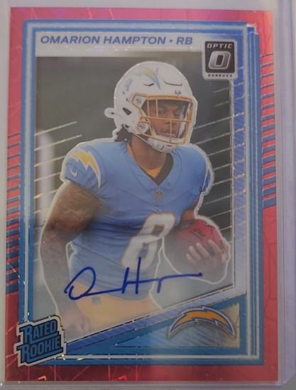 Omarion Hampton [Pink Velocity RPS Autograph] #212
