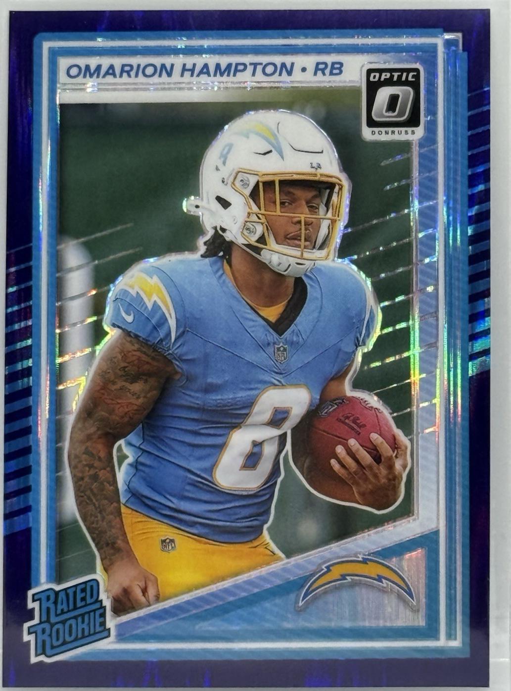 Omarion Hampton [Purple RPS Autograph] #212