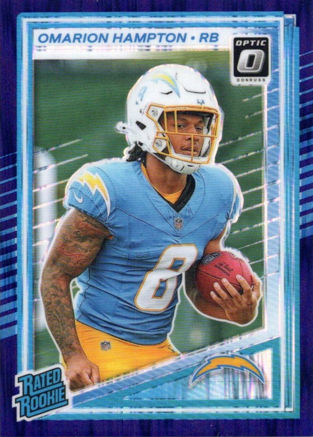 Omarion Hampton [Purple Shock] #212