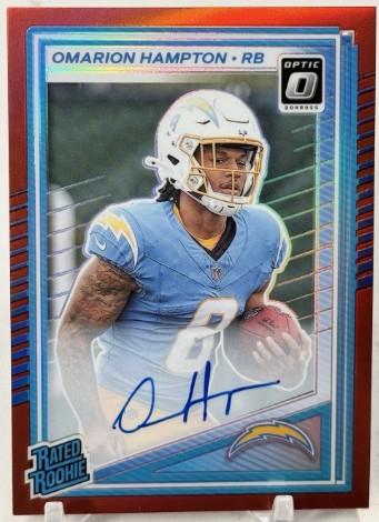 Omarion Hampton [Red RPS Autograph] #212