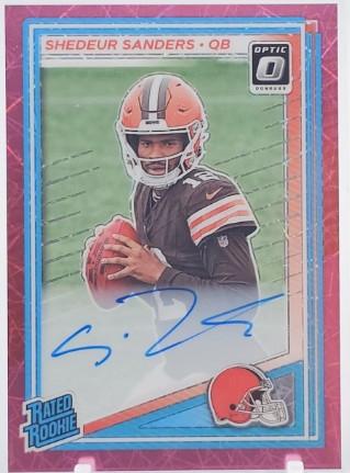 Shedeur Sanders [Pink Velocity RPS Autograph] #203