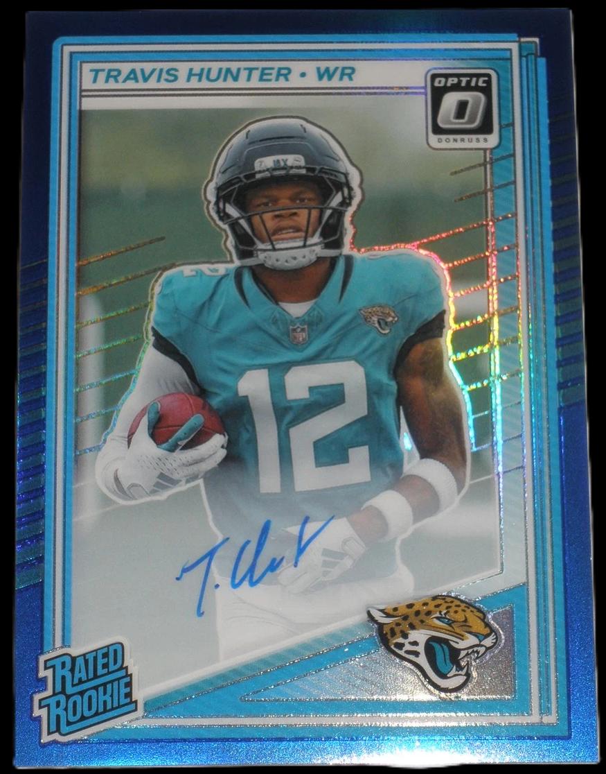 Travis Hunter [Blue RPS Autograph] #201