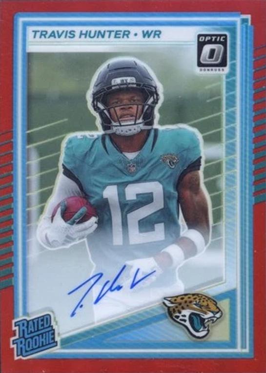 Travis Hunter [Red RPS Autograph] #201