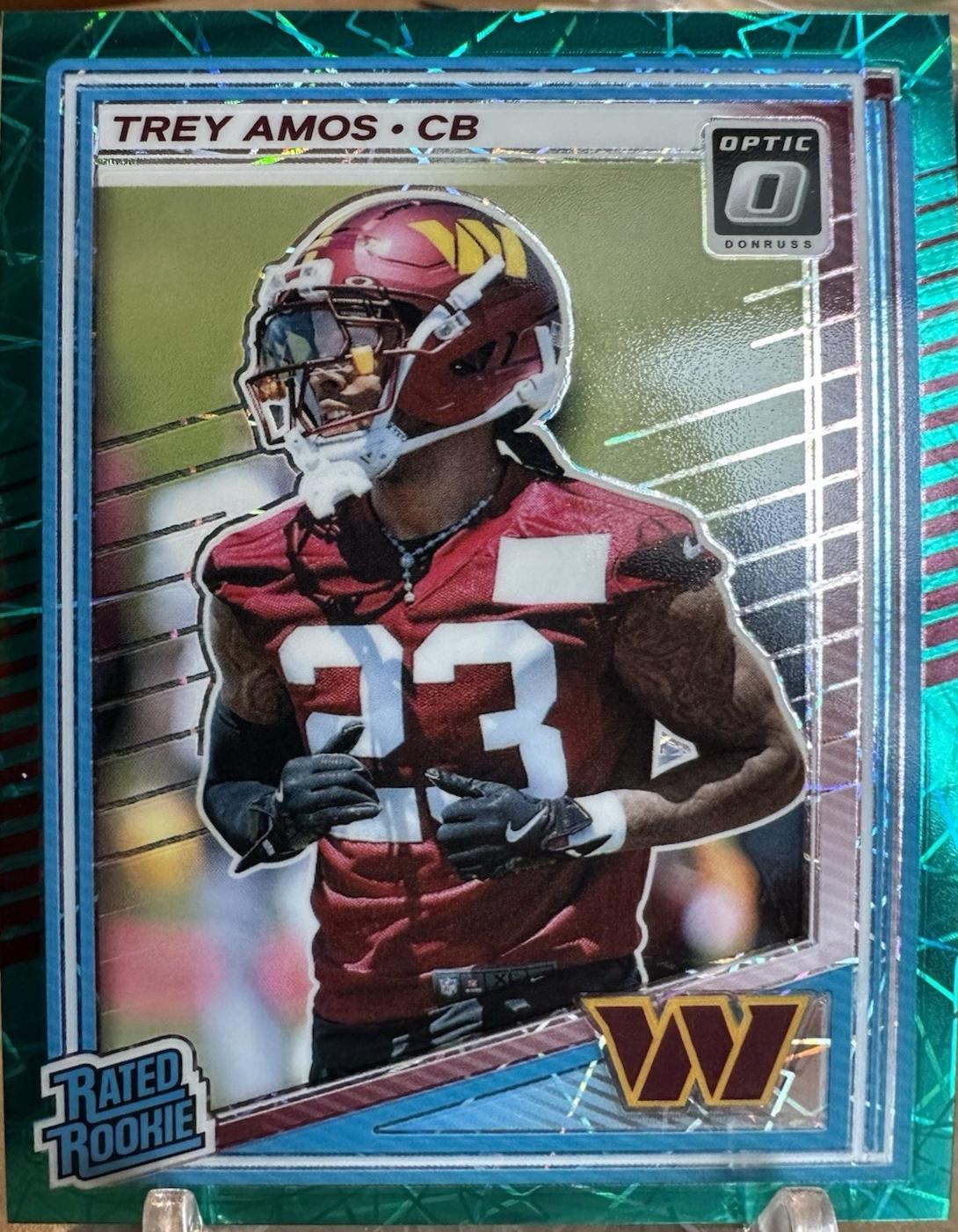 Trey Amos [Pink Velocity Autograph] #267