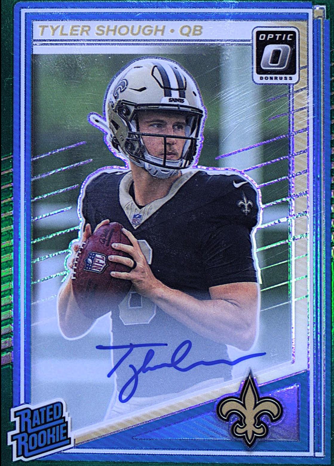 Tyler Shough [Green RPS Autograph] #223