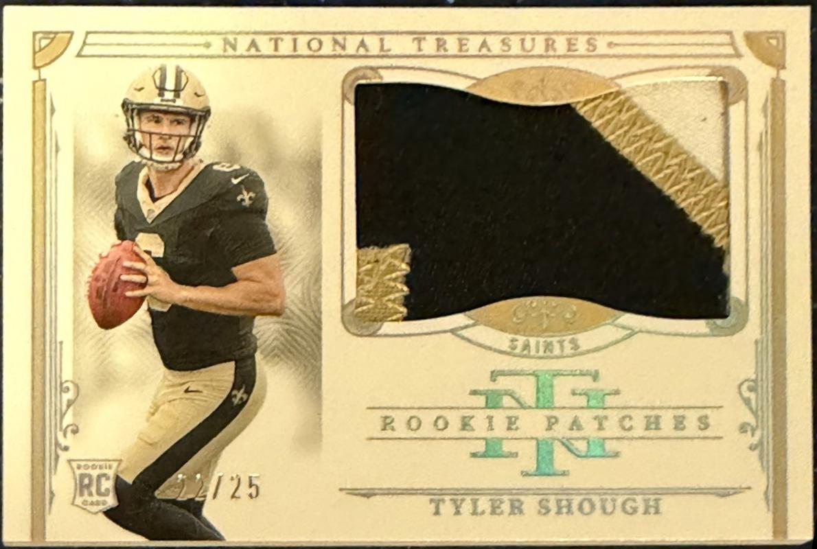Tyler Shough [Holo Silver Rookie Patch] #217