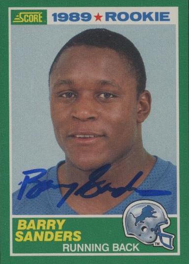 Barry Sanders [Autograph] #257