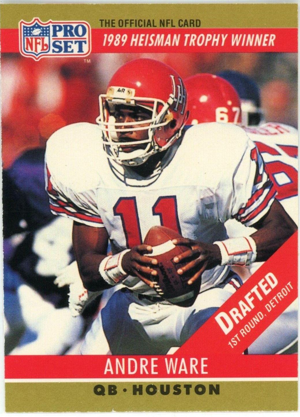 Andre Ware [With Drafted Stripe] #19