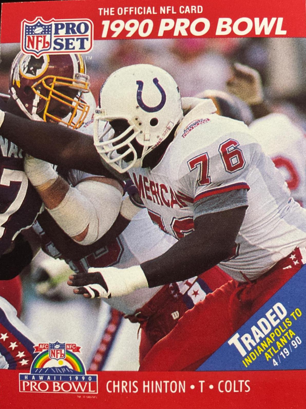 Chris Hinton [Traded Banner on Card Front] #343