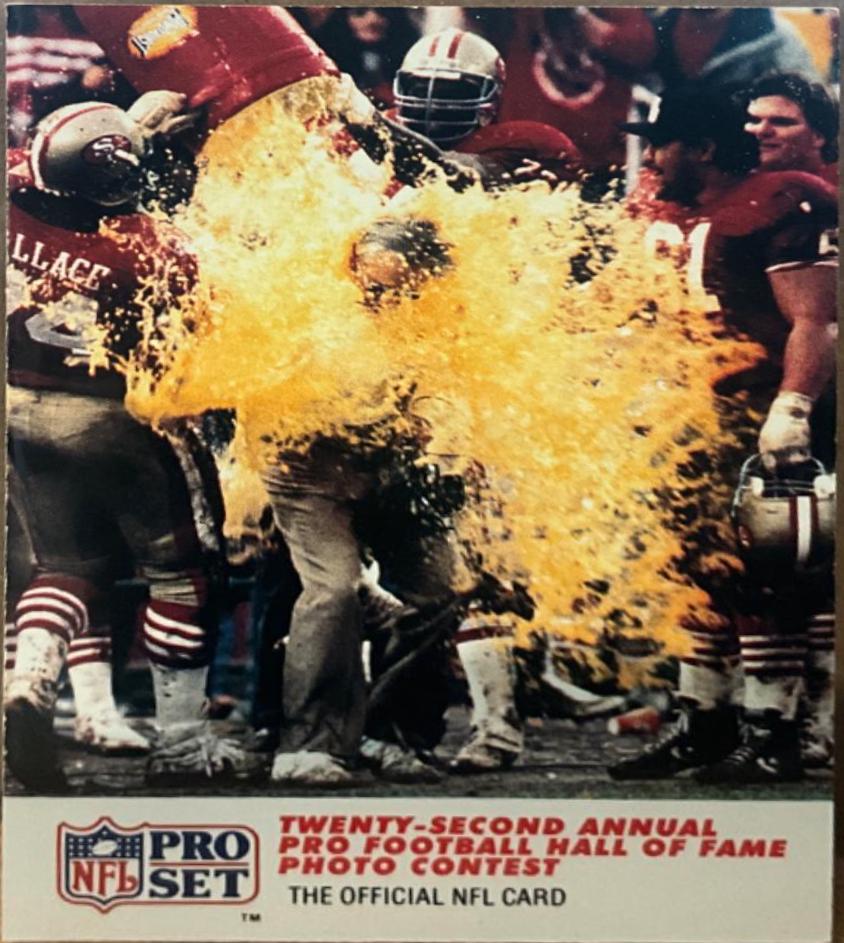 George Seifert in Gatorade Shower #795