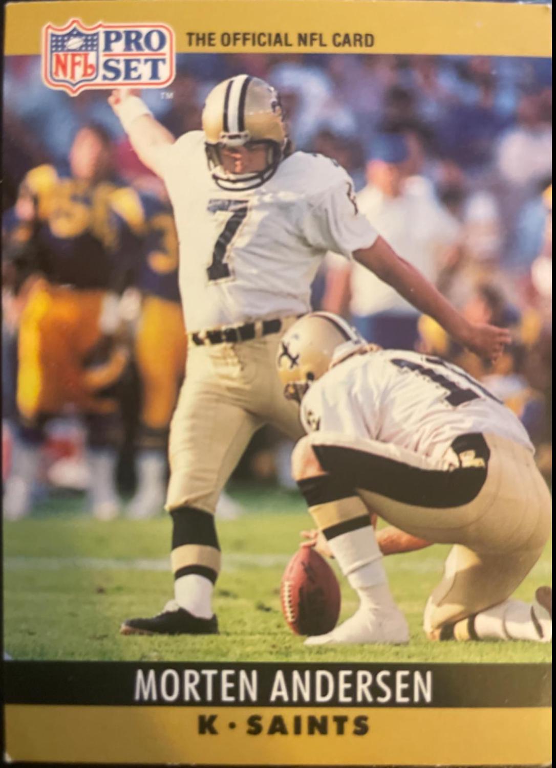 Morten Andersen [Name and Card # in Black] #210
