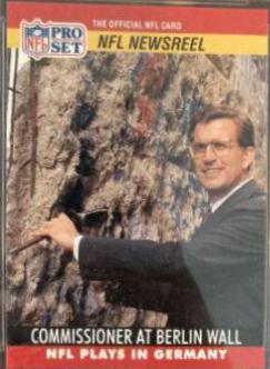 Paul Tagliabue [Posed at the Berlin Wall] #785