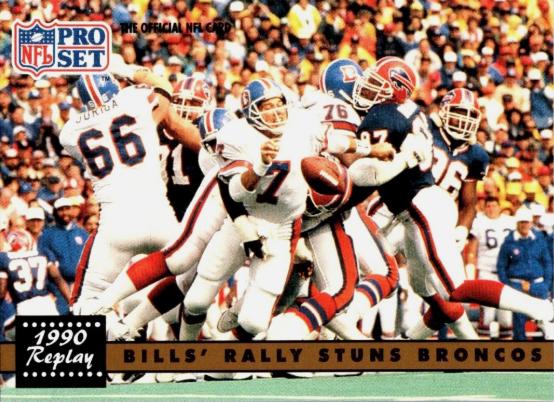 1990 Replay - Bills Rally Stuns Broncos 326 #326