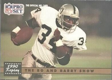 Barry Sanders, Bo Jackson [NFLPA Logo on Back] #335